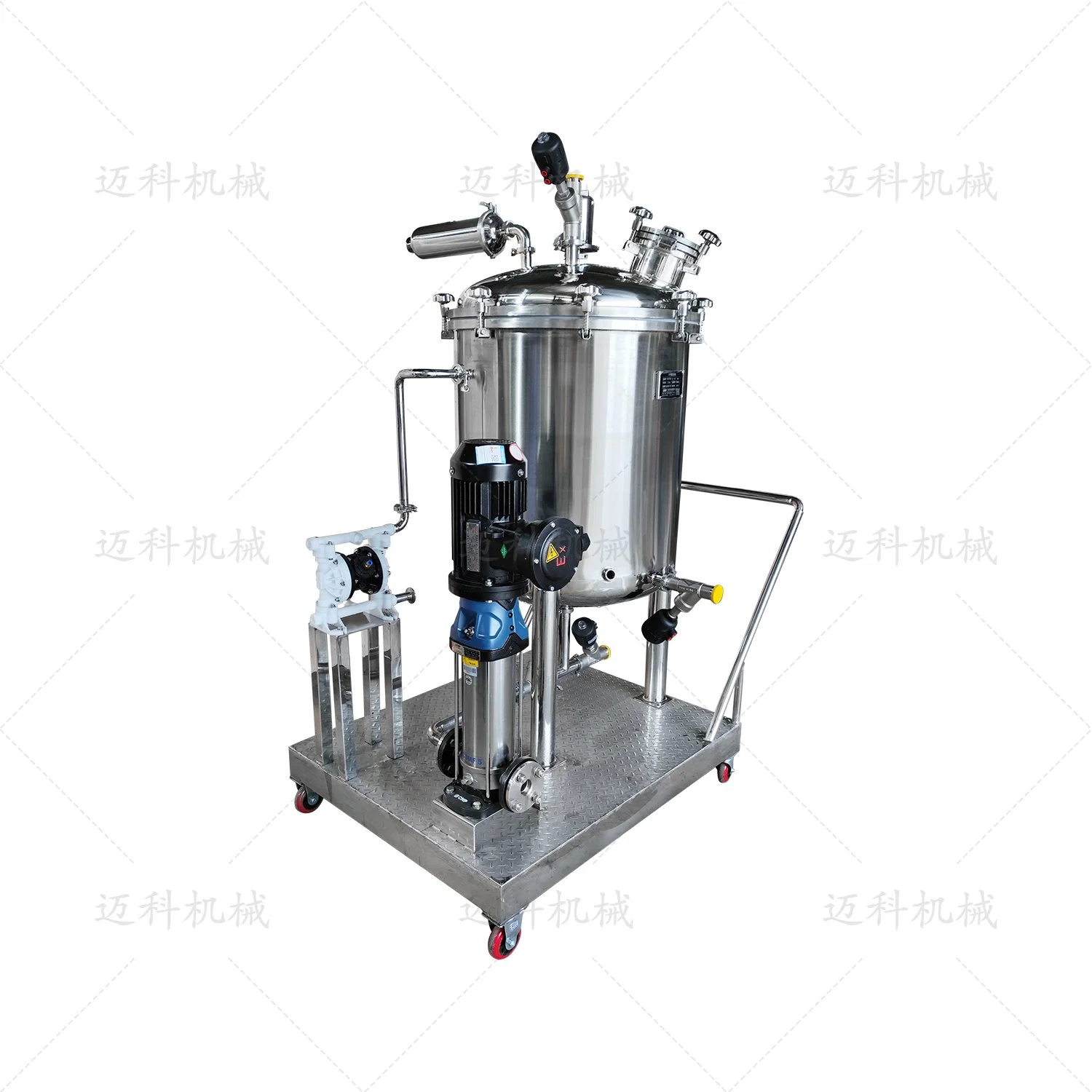 Maike Machinery Automatic Mobile CIP Cart / CIP Clean System for Fermenter Tank