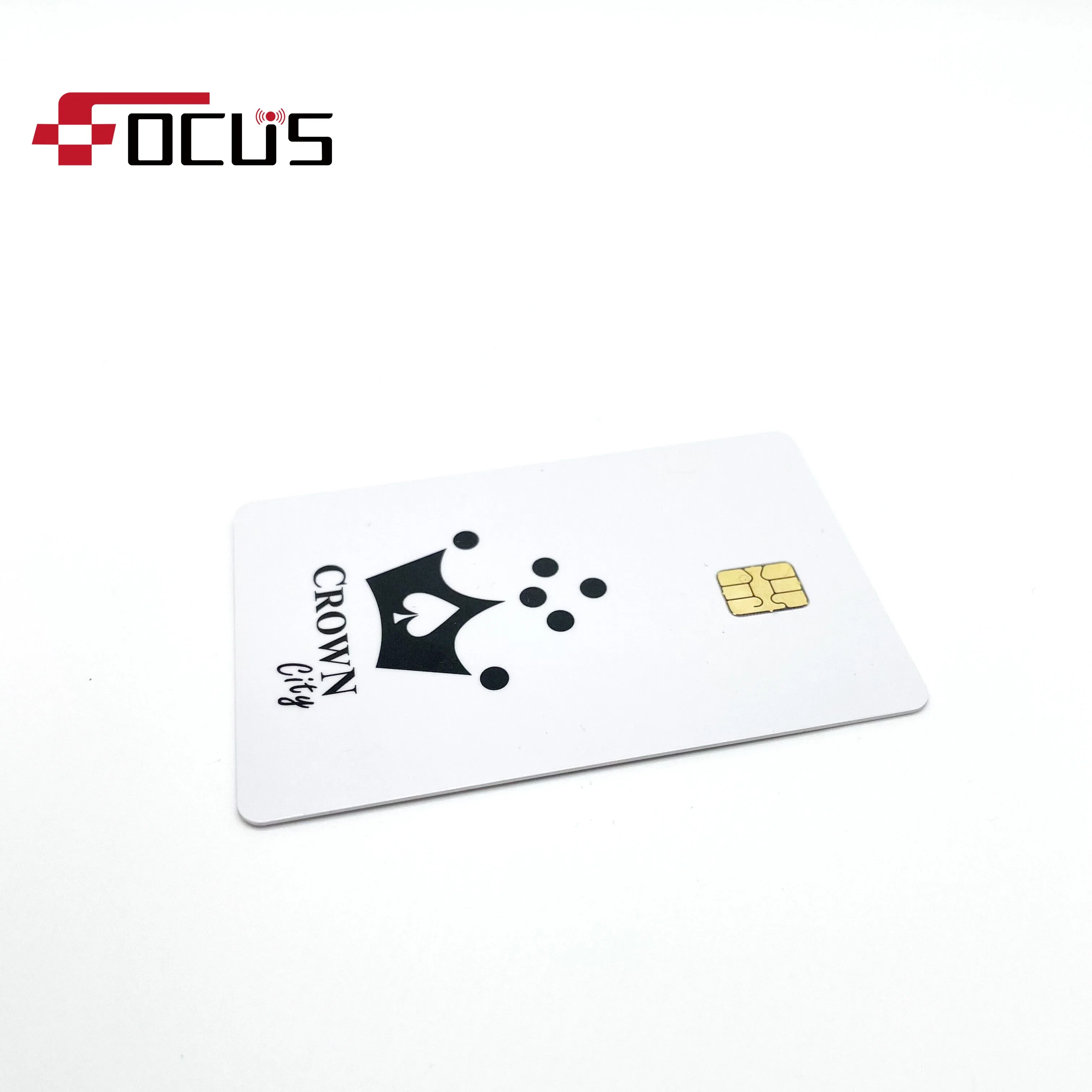 RFID Smart IC Card PVC Contact Chip Card for Bank Payment