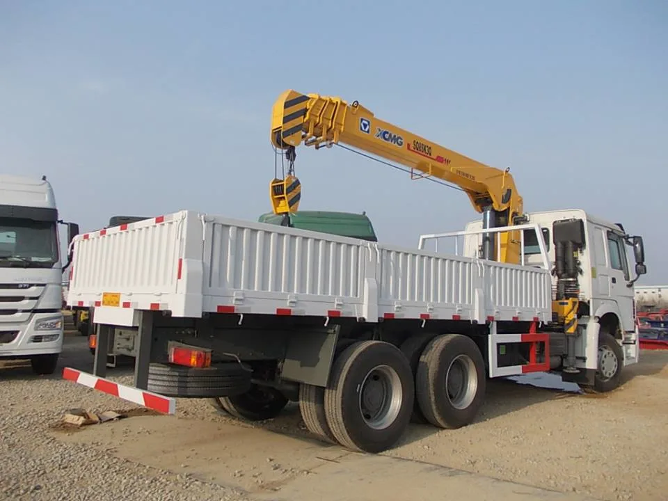 Sino HOWO 10t 12t 6X4 Truck Loader Crane