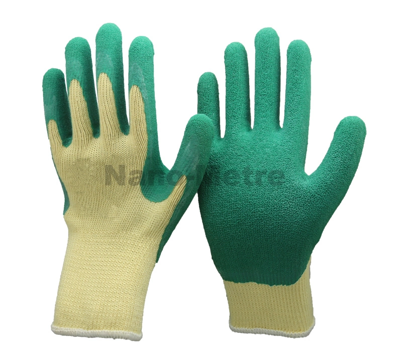 Nmsafety 10g Blue Latex Coated Labor Hand Work Gloves