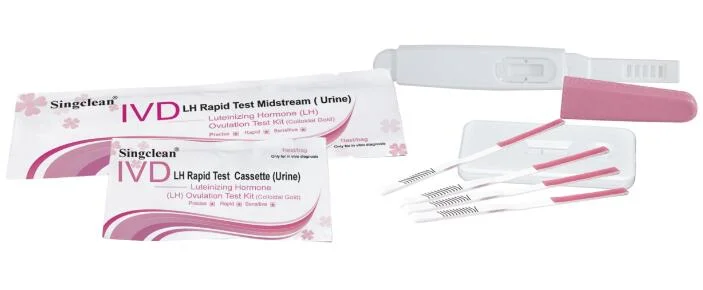 Ce/Certificado ISO Lh ovulación tira Kit de prueba