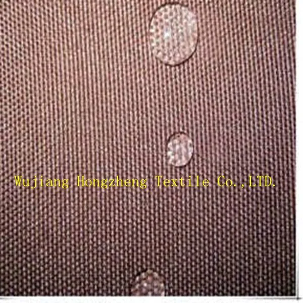 Polyester Oxford Fabric with PU PVC Coating