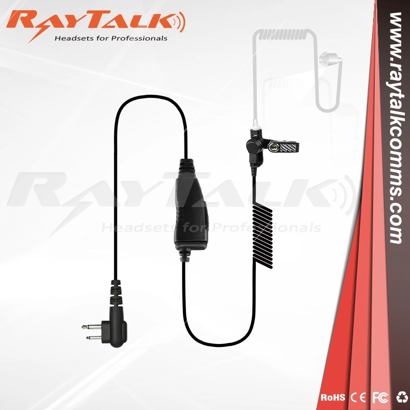 Acoustic Tube Earpiece with Ptt Microphone for Tc-320 Radio