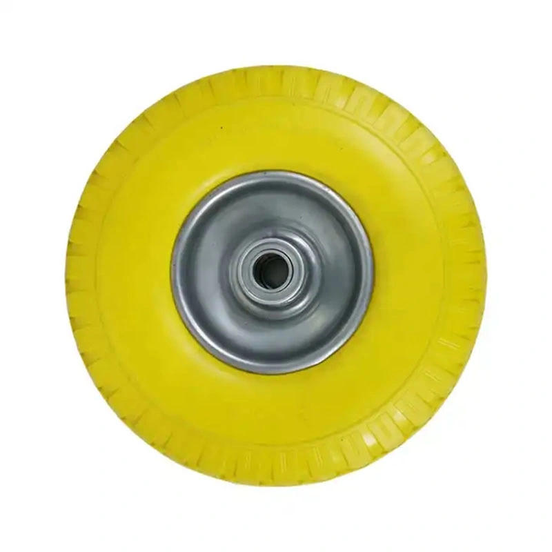 Wholesale/Supplier Factory Price High quality/High cost performance  14X3 Hand Trolley Flat Free Solid Wheel PU Foam Wheel