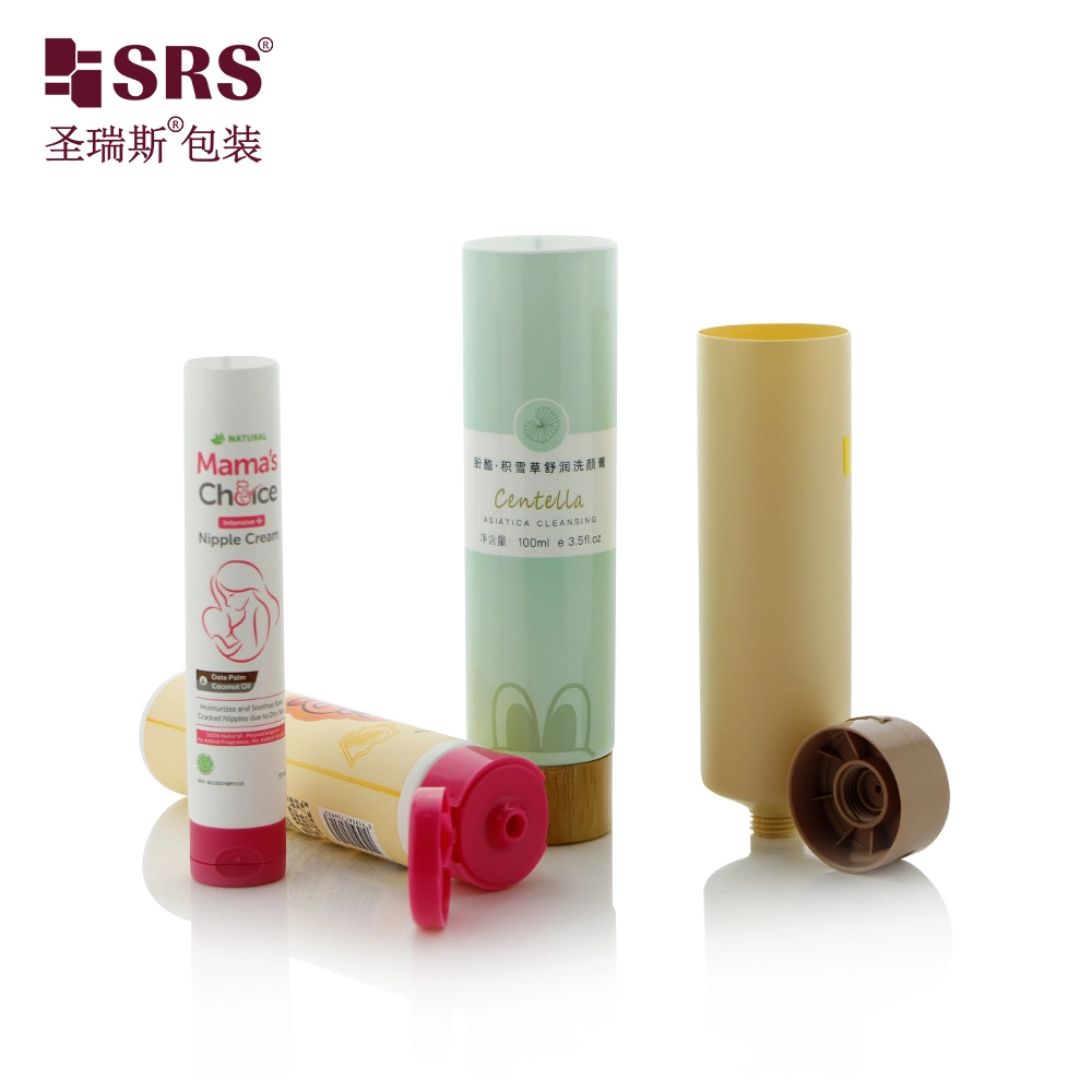 PE Plastic Bamboo Glass Cosmetic Eye Cream/Facial/Gel/Serum/Sunscreen/deodorant/Lipgloss/lipstick/ Mascara/lip gloss/lip balm Skincare Cosmetic Soft Tube