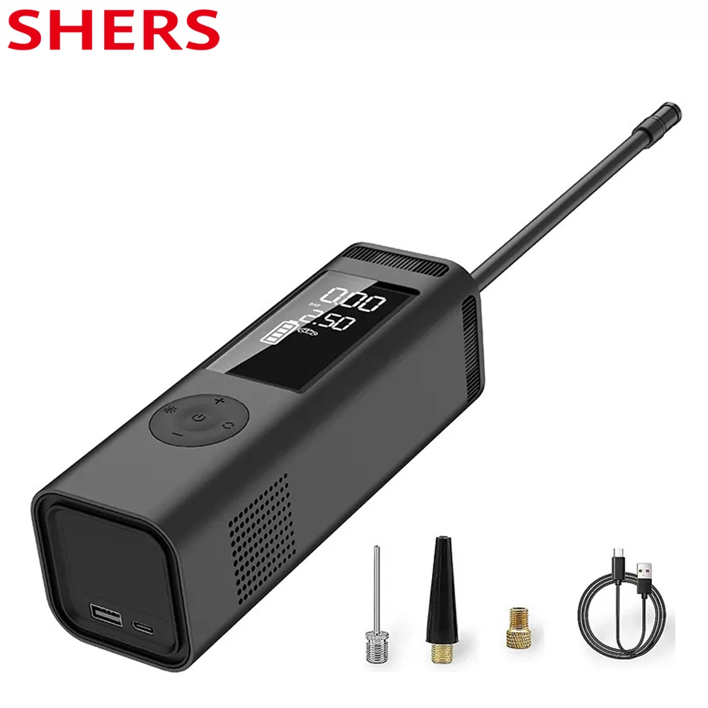 Digital Air Pump for Car Tires Mini Electric Wireless 12V Tyre Pump