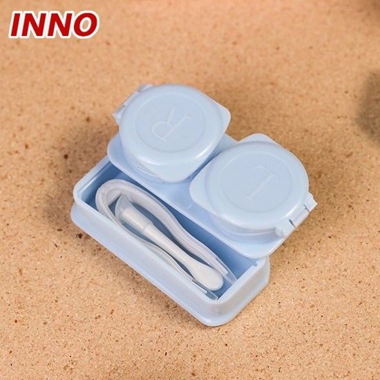 Inno Y062 Factory Wholesale Eco-Friendly Simple Cute Candy Colour Contact Lens Storage Case