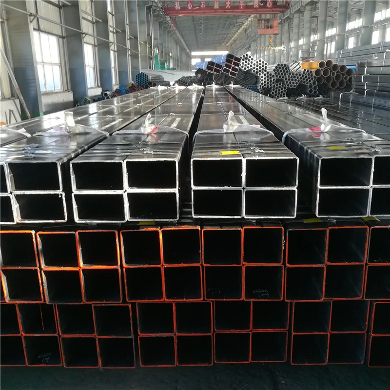 Q235B Q355b Hollow Section Square & Rectangular Tube Structure Pipe Galvanized Steel Pipe Thick Wall Pipe Construction Structure