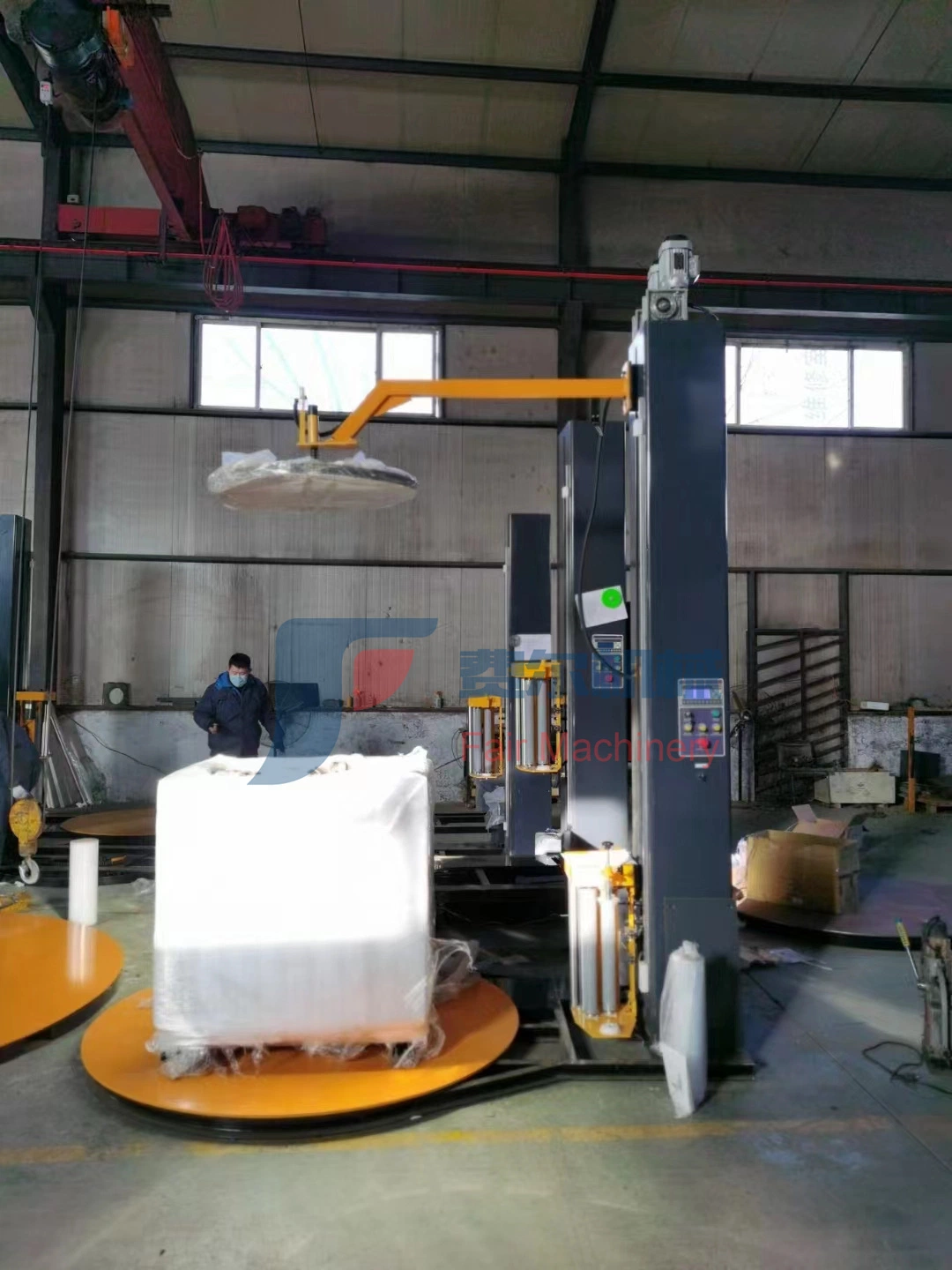 Turntable Stretch Pallet Wrapping Machine Pallet Stretch Wrapping Machine/Pallet Wrapper/Stretch Machine Wrap