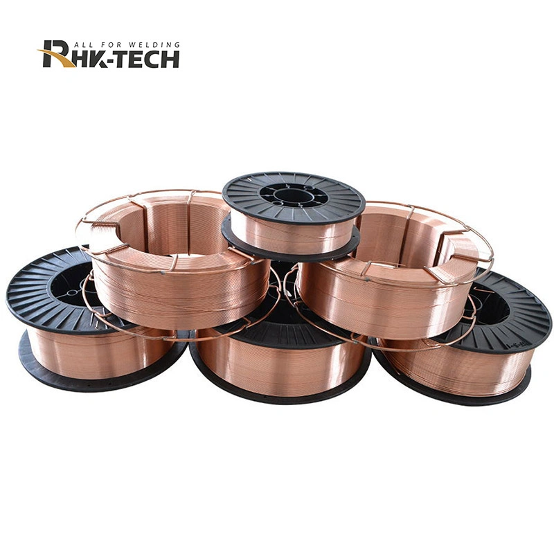 Rhk Hot Sale 0.6mm 0.8mm 1mm 1.2mm 1.6mm CO2 Welding MIG Wire Alloy Copper