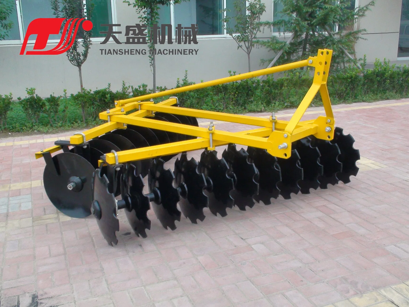 New Farming Agricultural Machinery Tractor Three Point Mounted 22blades Middle Duty Offset Disc Harrow