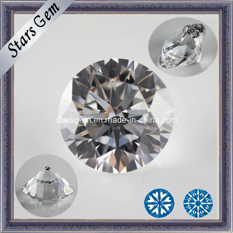 Star Cut Cubic Zirconia Loose Gemstone for Jewelry