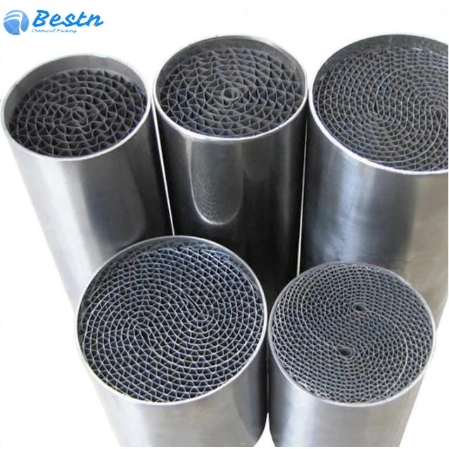 Round Metallic Substrate Catalytic Converter as Car Catalyst Carrier for Diesel Engine