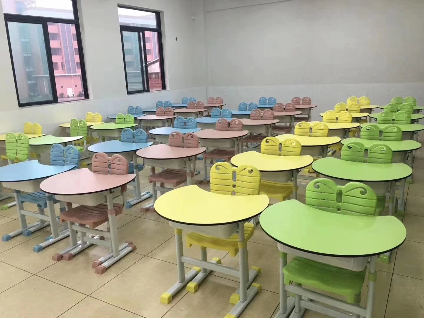 Schule Klassenzimmer Möbel, Schüler Tischmöbel, Stahl Lab Möbel Vorschule Kindermöbel, Kindergarten Metallmöbel, Grundschule Kind Möbel