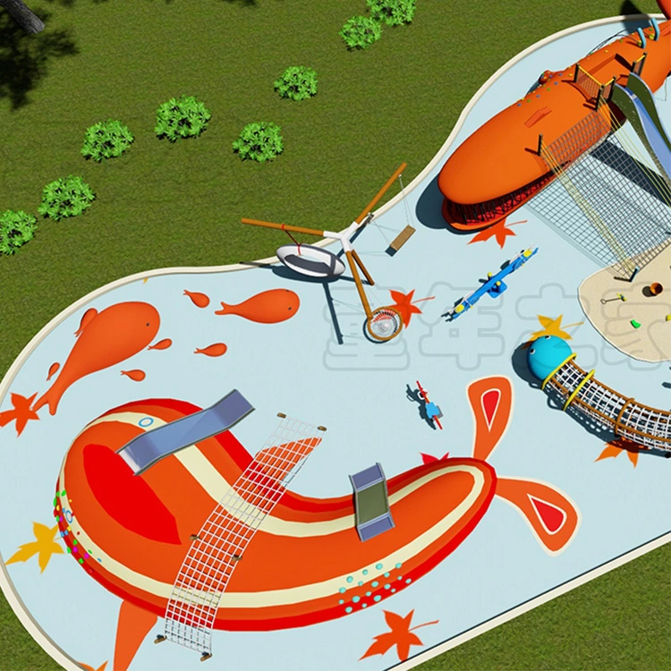 Children's Outward Exploration Games Playground Outdoor Marine Animal Theme Children Park