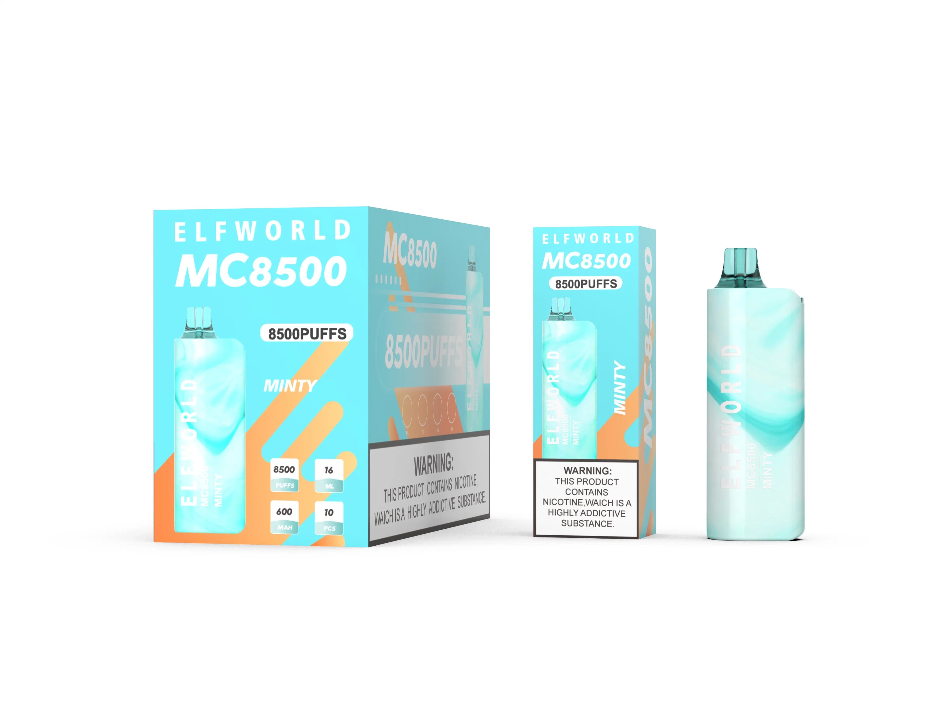 New Customer Sample Order Elfworld Various Flavors 8500 Puffs 12ml Mc8500 Disposable/Chargeable Vape Pen I Smoke E-Cig Wholesale/Supplier Price Vape