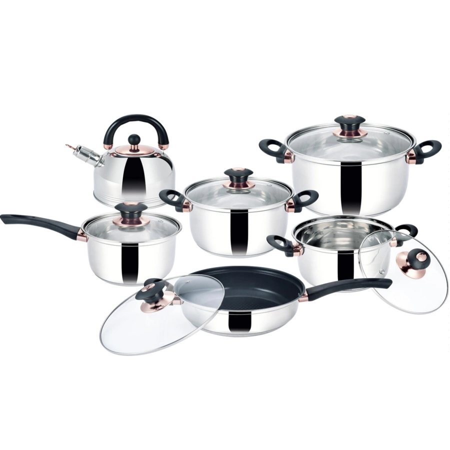 Diwell Original Factory 10 Piece Multipurpose Cookware Set 16cm 18cm 20cm 22cm 24 Cm Stockpot