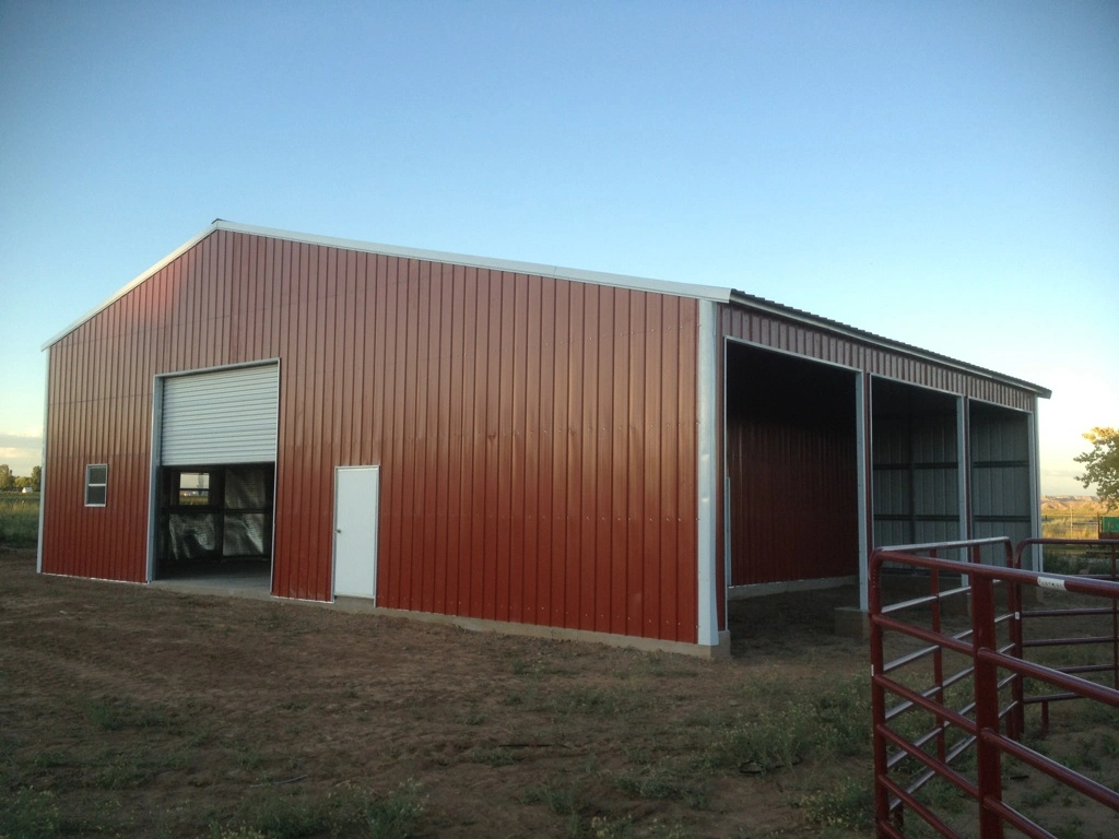 Pre-Engineered Metal Storage Light Steel Structure Factory Construction Buildings for Grain Storage