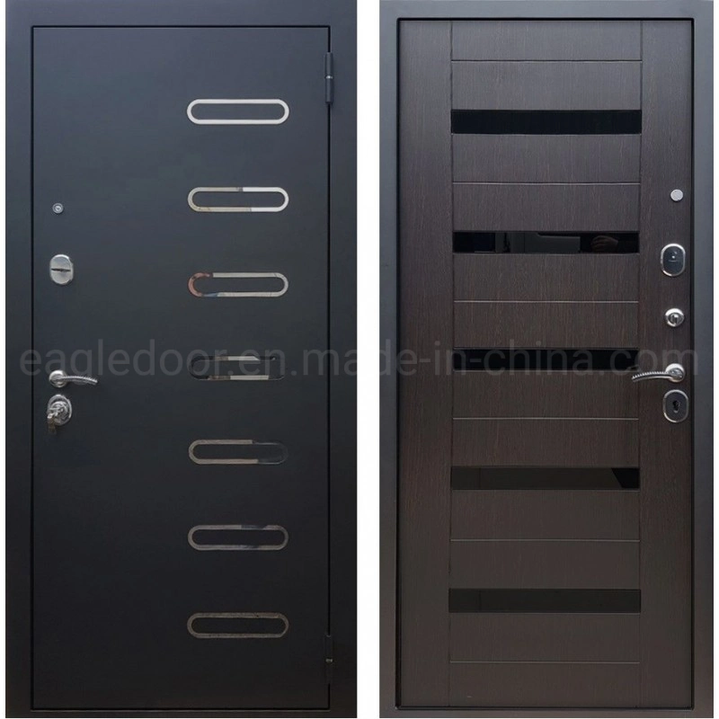 2021 Fancy Russia Turkey Armored Door Price Safety Steel Wood Doors Design