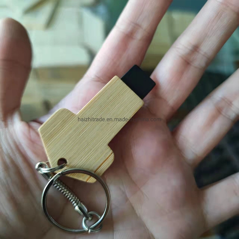 Bamboo / Wooden Creative Key Design USB Drive Flash Memory Disk