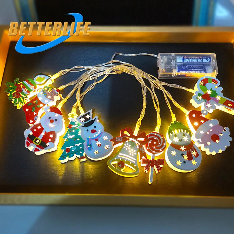 Weihnachtsdekorationen Outdoor Dekoration Feen Sternenschnur Lichter Batteriebetrieben Kupfer-Draht-Lichter Firefly Lights LED Outdoor Weihnachtslicht