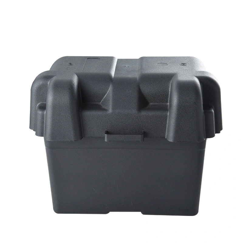 Black Portable Carry Belt Side Loker Screw Auto Car Powered Battery Box
