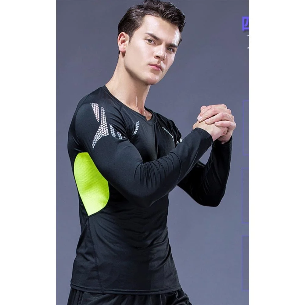 5 Pieces Compression Sportswear Quick Dry Short Sleeves, Long-Sleeved, Jacket with Hoodies, Shorts, Pants Set Wbb20083