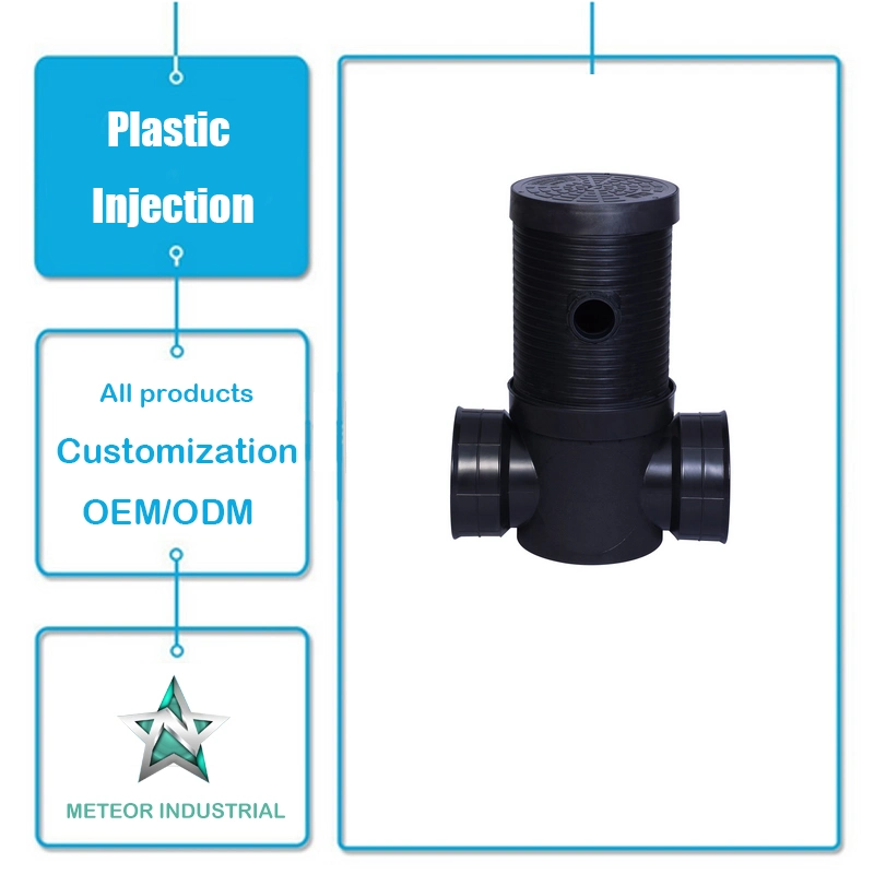 Personalizar piezas industriales codo Tee accesorios para tuberías de plástico moldes de inyección de plástico