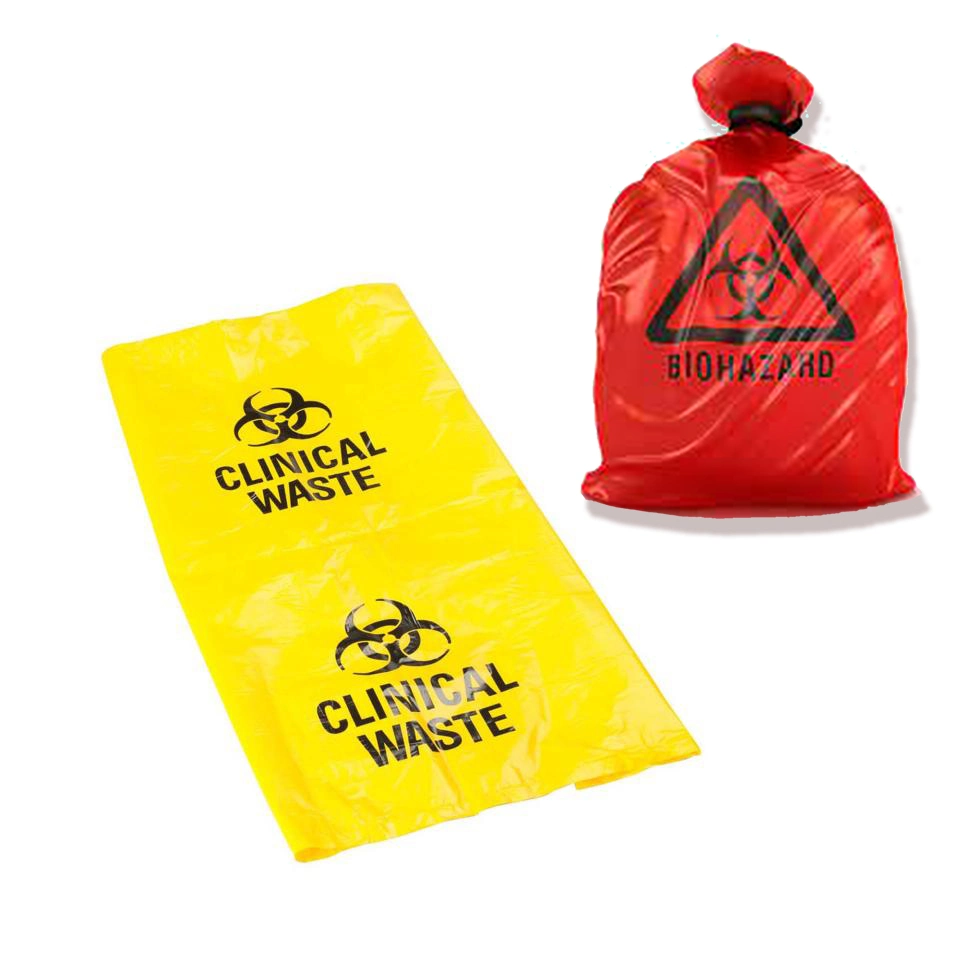 Siny Custom Size Plastic Disposable Medical Waste Bags Biohazard Bag Garbage Bags