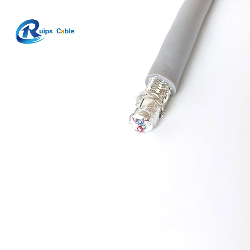 Liycycy Braid Screened Data Communication Electronic Flexible Communication Wire Cu/PVC/Petp/Tcwb/PVC Control Electric Signal Cable