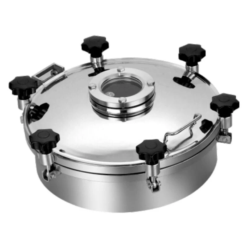 CE Donjoy Sanitary Stainless Steel Pressure Manhole for Tank Cover