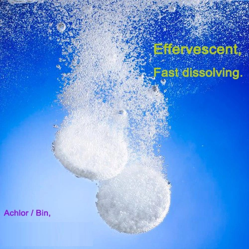 SDIC Effervescent Chlorine Sterilising Tablet, Drinking Water Disinfectant