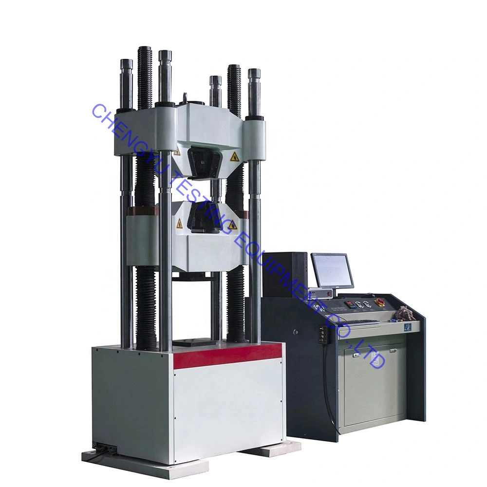 Electronic Computer Servo Hydraulic Automatic Stranded Wire Steel Raber Rope Chain Tensile Tension Strength Testing Machine Manufacturer Price