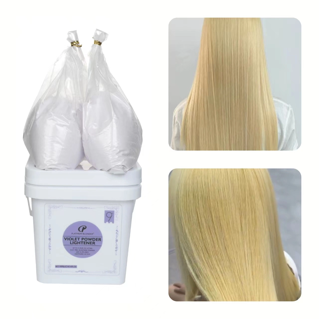 Custom Extra Strong Hair Bleaching Powder up to 9 Levels Bleach Powder