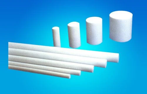 El departamento de ingeniería mecánica Vástago de PTFE moldeado Barra redonda de PTFE