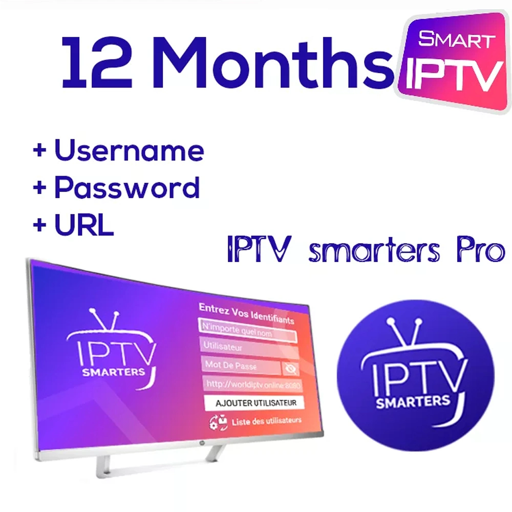 Europe Ott Plus / Xtream Code Smarters PRO M3u Live 25000+IPTV Subscription Receiver for France Arabic Smart TV Parts Hot Android TV Box Free Trial