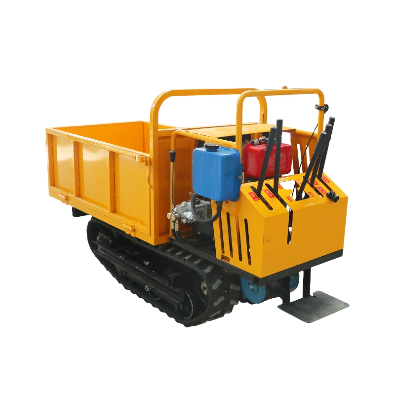 Mine Mini Dumper Easy Operation Electric Four Wheels Hydraulic Mini Dumper Trucks 1 Ton for Sale