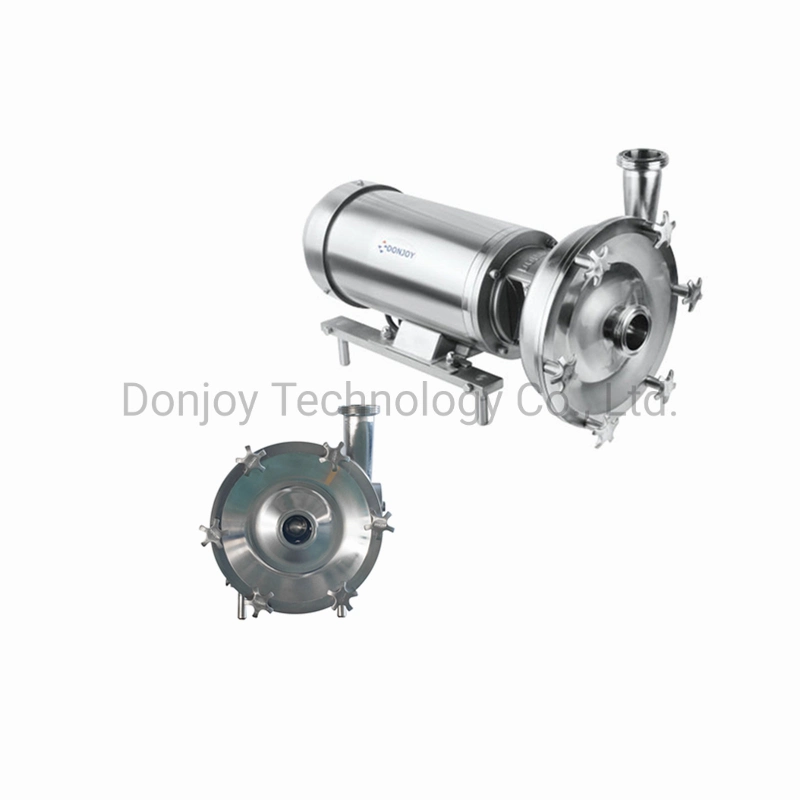 DIN SMS Centrifugal Impeller Pump with Fully Stainless Steel Motor