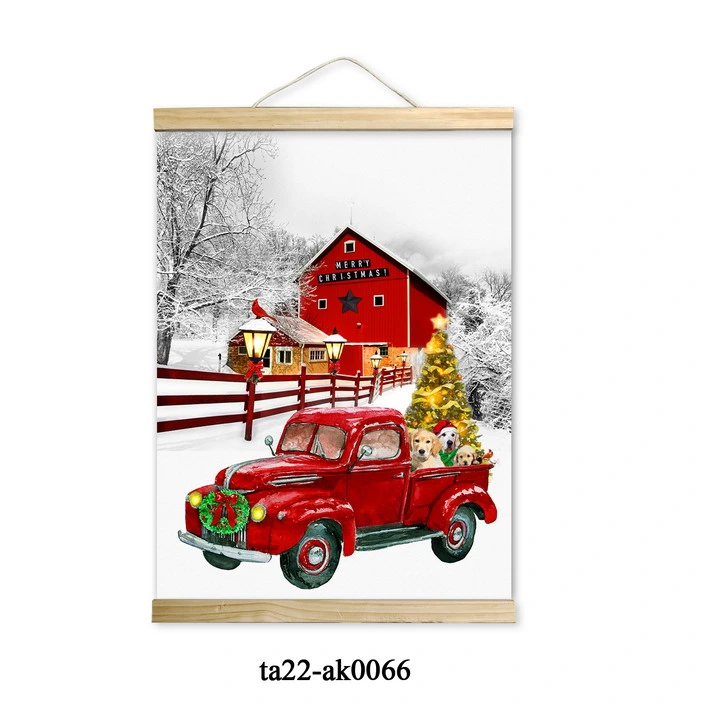 Custom Christmas Design Wall Art HD Print Canvas Ready to Hang Poster Hanger Home Decor