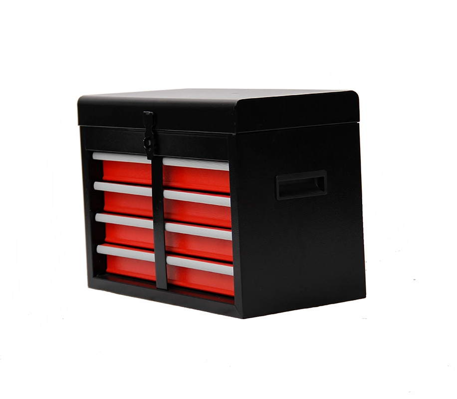 Metal Tool Box Four-Layer Drawers with Lock Safety Box and Handle