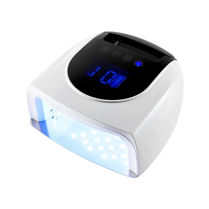 96W luz LED portáteis sem fios da lâmpada de unhas de gel unhas polaco a cura com longo tempo de trabalho