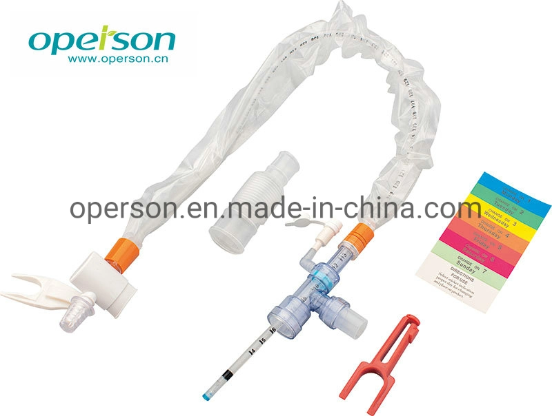 Sterile Medical Disposable 72h/24h Closed Suction Catheter for Tracheostomy