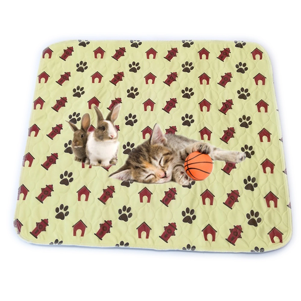 Formación personalizada Pad reutilizable Pet imprimen lavable almohadillas de pis de perro