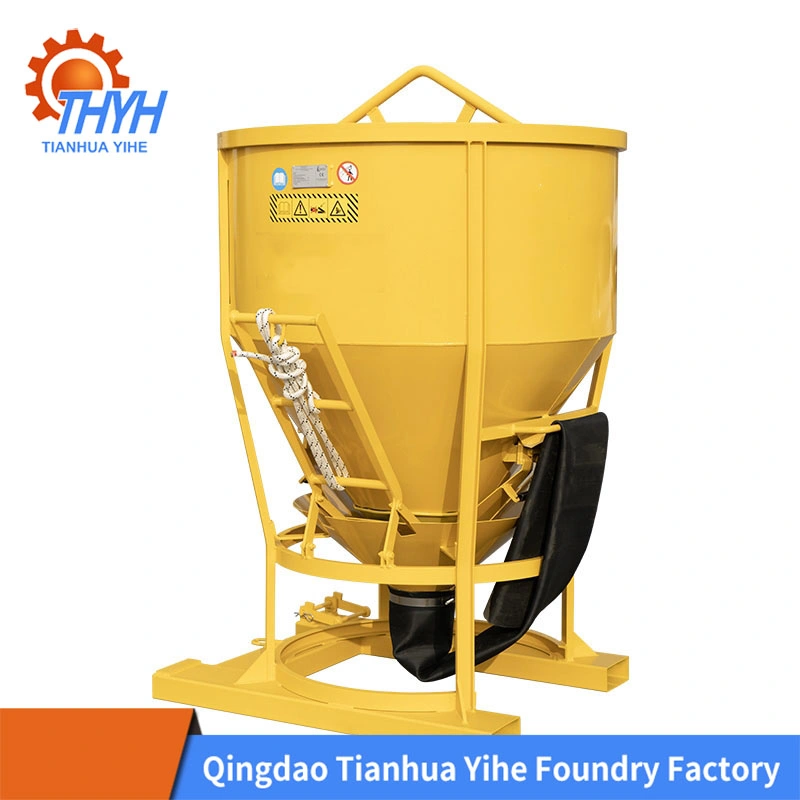 Crb800center Discharge Concrete Bucket/Vertical Round Concrete Bucket Concrete Block Making Machine