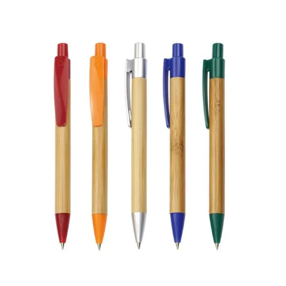 Hot Selling Bamboo Wood Ball Pen with Custom Logo for Gift