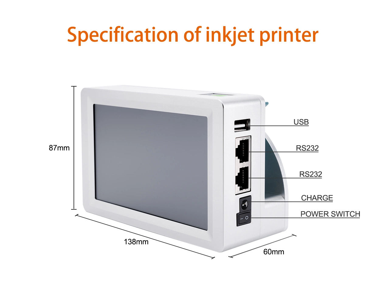 Docod OEM/ODM T110-M Tij Printer Coting Machine Thermal Inkjet الطابعة عبر الإنترنت لتاريخ انتهاء الصلاحية