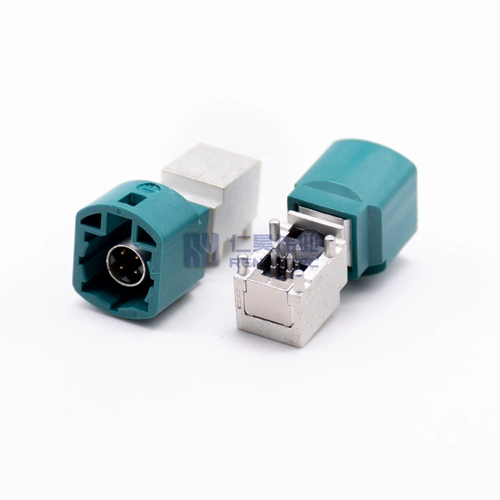 Automotive Hsd Connector Standard Z Code 4pin Right Angle Plug