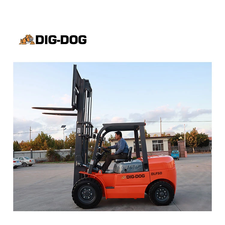 China 5 Ton Portable Compact Small Mini Forklift Truck Price for Sale Material Lifting Warehouse