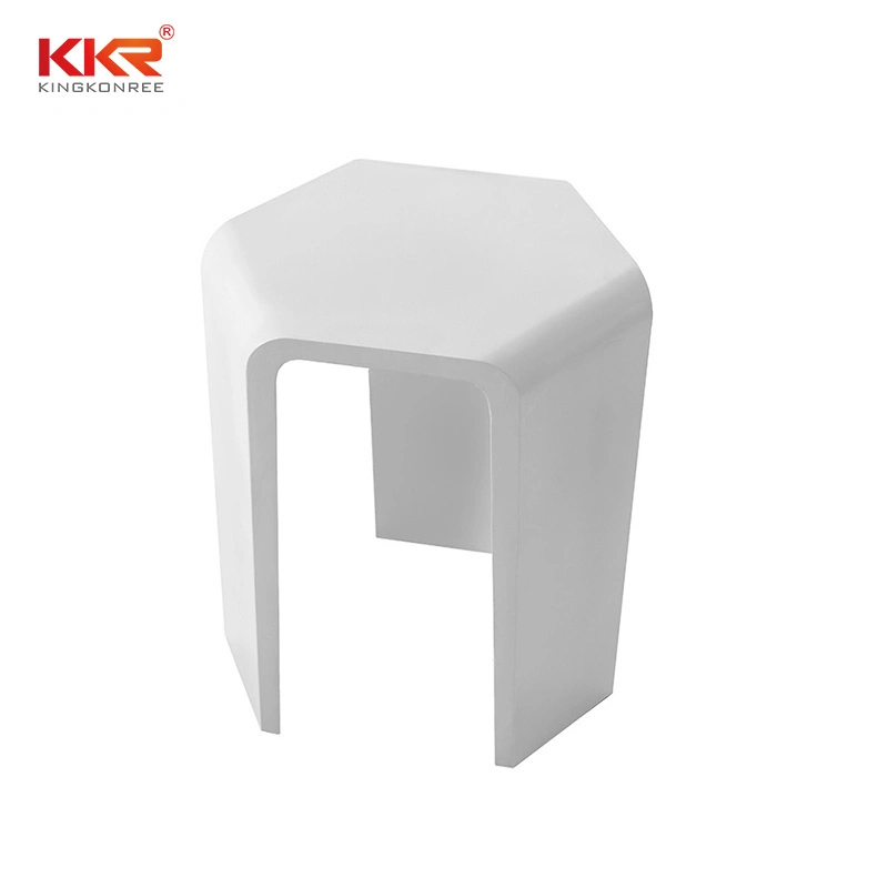 Matte Solid-Surface Artificial Stone Shower Chairs and Seats