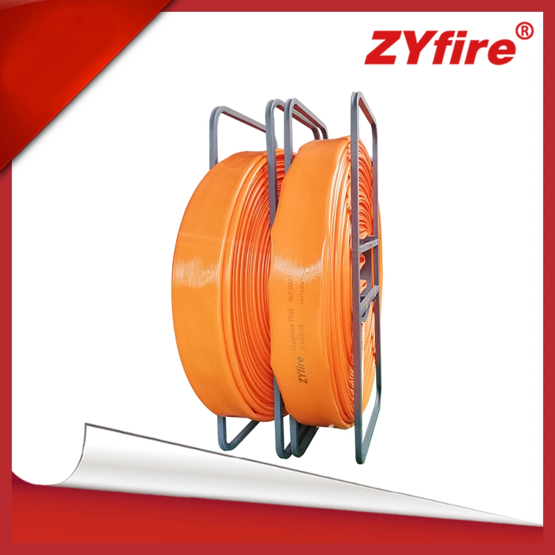 Zyfire Large Diameter Waste Water Discharge TPU Manure Transfer Layflat Drag Hose for Irrigation Water Delivery